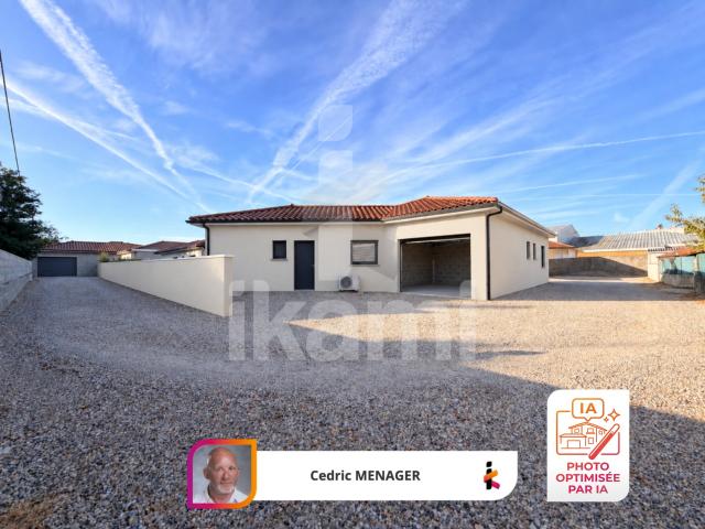 Villa plain pied récente avec 3 chambres 105m² Le Péage de Roussillon