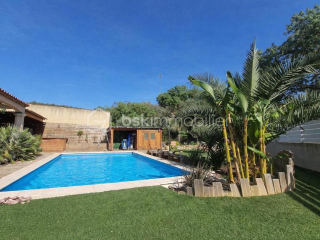 Villa plein pied avec piscine