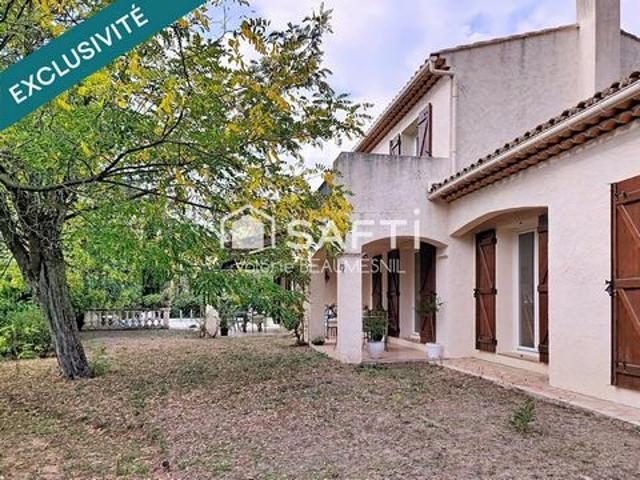 Villa provençale 6 pièces – 165 m² – Piscine – Terrain 3 080 m² – Bagnols en Forêt