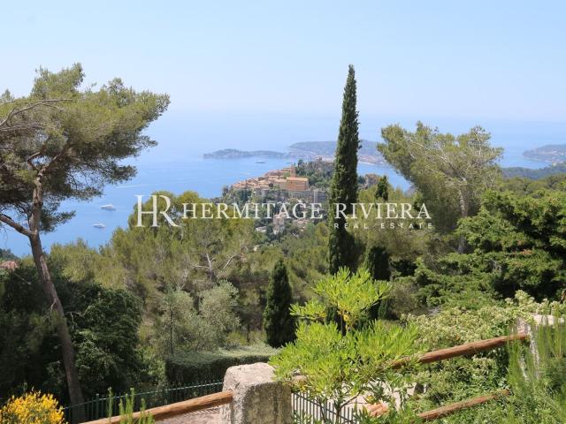 Villa provencale Vue mer panoramique Calme 320m² Eze