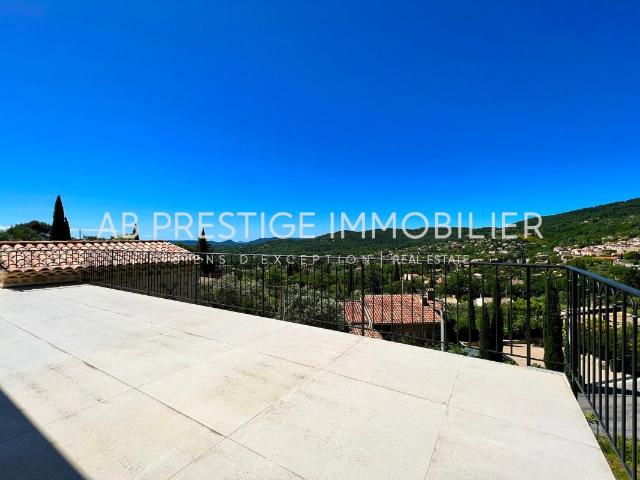 VILLA PRESTIGE NEUVE POSITION DOMINANTE PISCINE TERRASSES VUE PANORAMIQUE