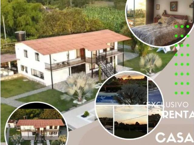 Villa Quinta en arriendo Calle 10, Pueblo Tapao, Montenegro, Valle, Quindío, Rap Eje Cafetero, Colombia