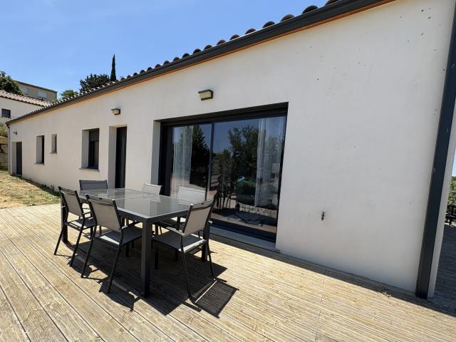 Villa récente de plain pied Carcassonne Est 4 pièces Terrain 1000 m2