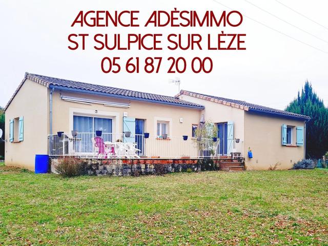 Villa St Sulpice Sur Leze 5 pièce s 110 m2 110m² Saint Sulpice sur Lèze