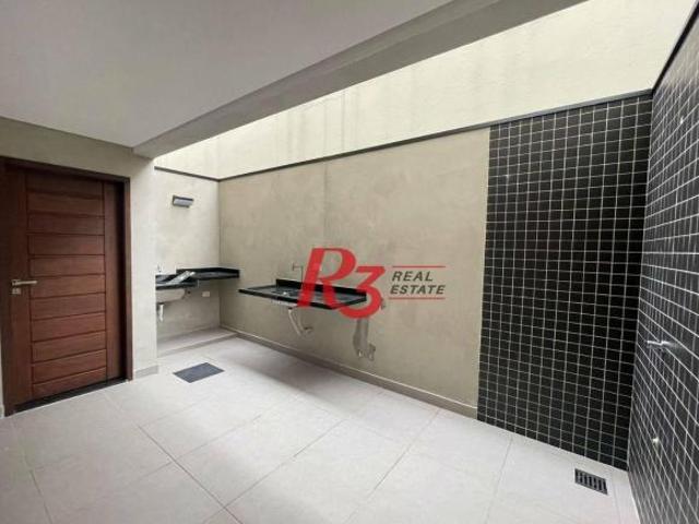 Village com 2 dormitórios à venda, 88 m² por R$ 820.000,00 Ponta da Praia Santos/SP