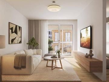 „Village im Dritten – PARK FLATS“ Provisionsfreie 4 Zimmer Wohnung mit Balkon Erstbezug!