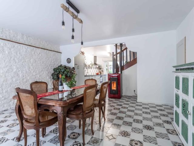 Village property with garden