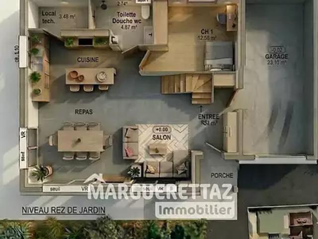 Villard 74420 Achat / Vente maison 6 pièces t6