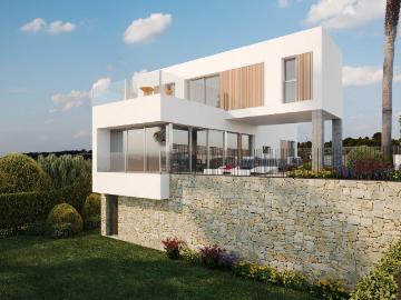 Villas Modernas con sótano y vistas al golf.. Descubre est. 239m² Algorfa
