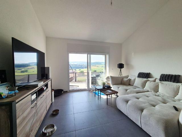 VILLAZ ST PIERRE / 3.5 rooms with balcony on the top floor