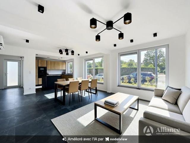 Ville plain pied 3 façades 3 chambres Garage Jardin