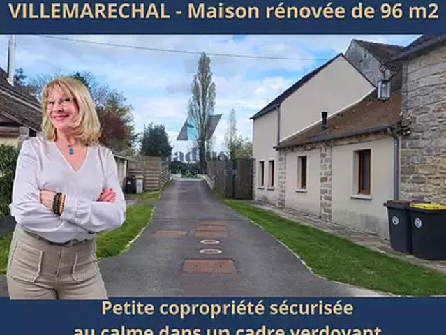 Villemaréchal 77710 Achat / Vente maison 4 pièces t4 terrasse cave