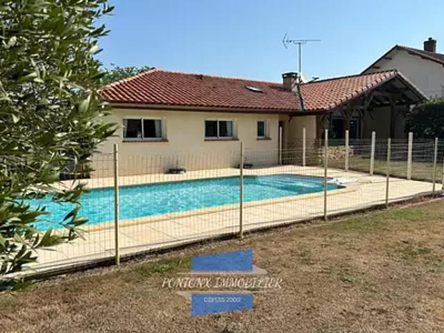 Villenave 40110 Achat / Vente maison 4 pièces t4 piscine garage