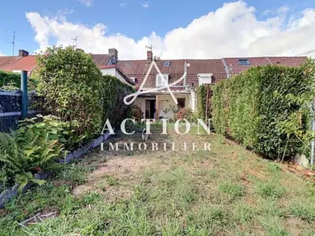 Mons en Baroeul 59370 Achat / Vente maison 3 pièces t3 jardin terrasse