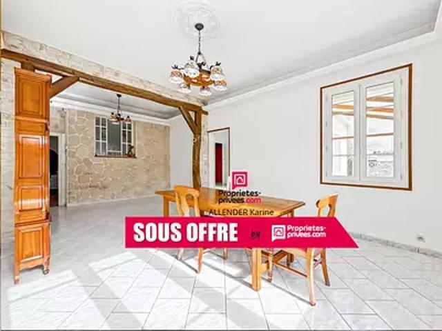 Villeneuve l'Archevêque 89190 Achat / Vente maison 4 pièces t4 jardin