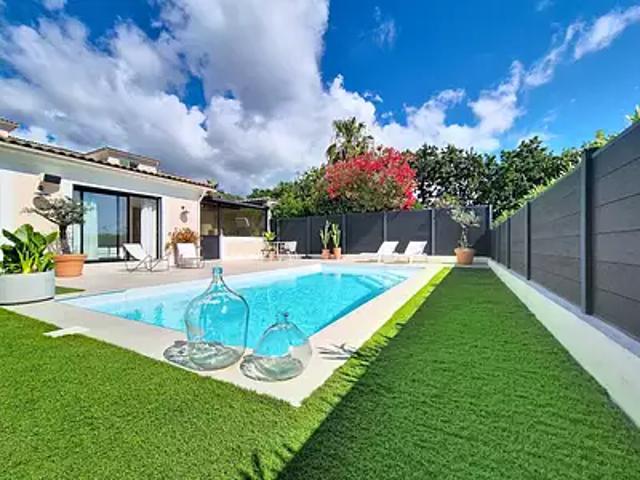 Villeneuve Loubet 06270 Achat / Vente maison 3 pièces t3 au dernier étage piscine