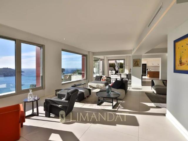 Villefranche Sur Mer Villa Contemporaine Hammam Jacuzzi Vue Mer