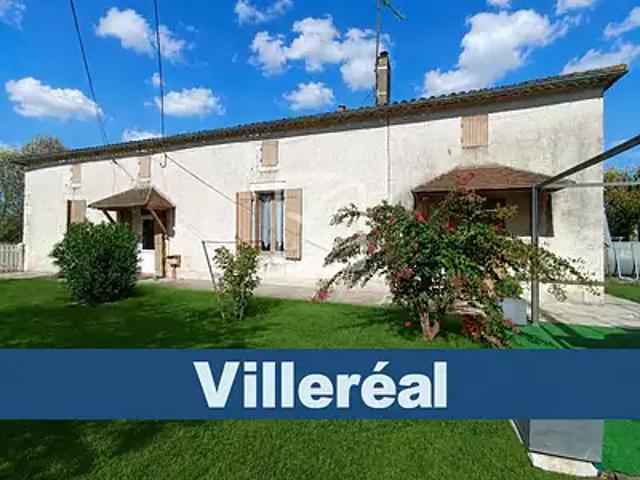Villeréal 47210 Achat / Vente maison 4 pièces t4 jardin