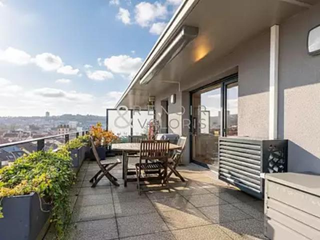Villers lès Nancy 54600 Achat / Vente appartement 4 pièces t4 au dernier étage terrasse