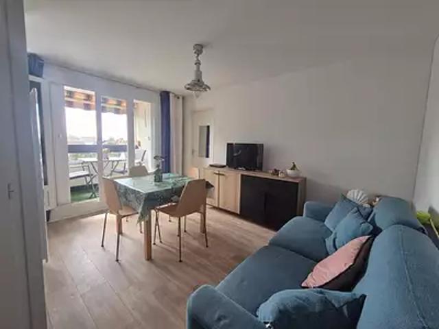 Villers sur Mer 14640 Location appartement 2 pièces t2 au dernier étage balcon