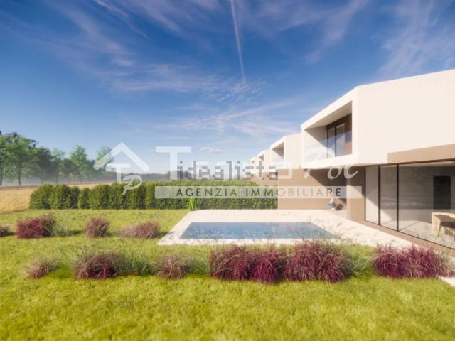 Villetta bifamiliare in vendita di 140 m² in Via Domenico Fanton