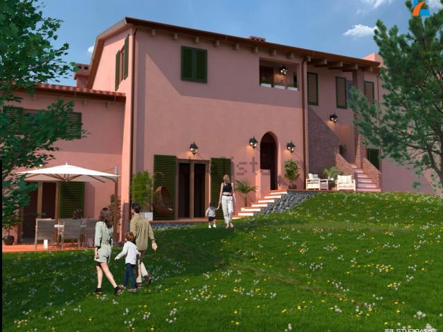 Villetta bifamiliare in vendita di 135 m² in Via di Montauto, 4