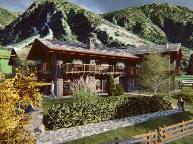 Villetta bifamiliare in vendita di 211 m² in Frazione Echarlod Superiore