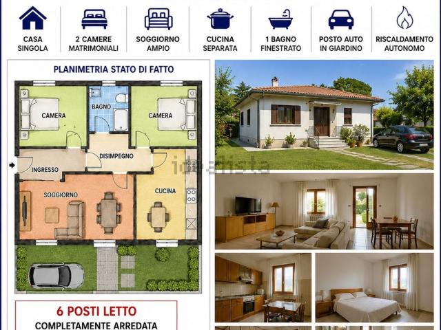 Villetta indipendente in affitto di 100 m² in Via Valleselle