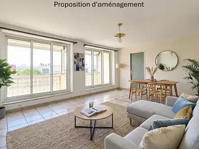 Villeurbanne 69100 Achat / Vente appartement 3 pièces t3 au dernier étage cave