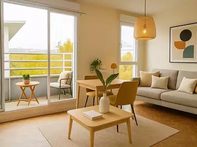 Villeurbanne 69100 Achat / Vente appartement 1 pièce t1 au dernier étage terrasse