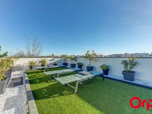 Villeurbanne 69100 Achat / Vente appartement 5 pièces t5 au dernier étage terrasse