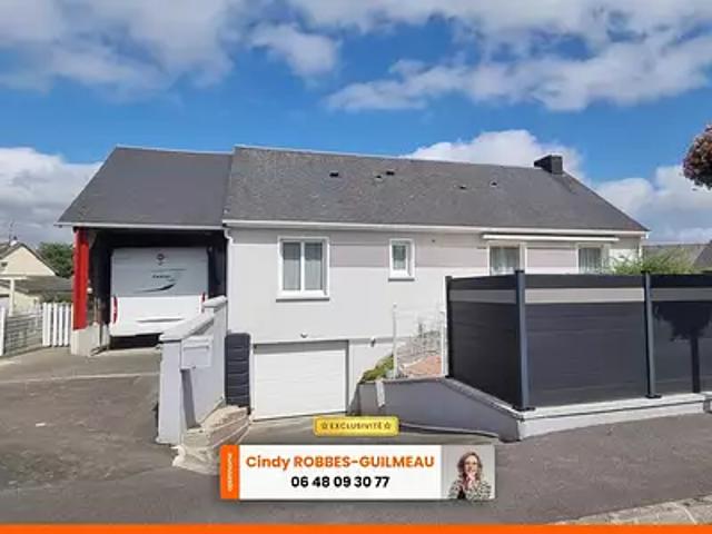 Vire Normandie 14500 Achat / Vente maison 5 pièces t5 terrasse cave