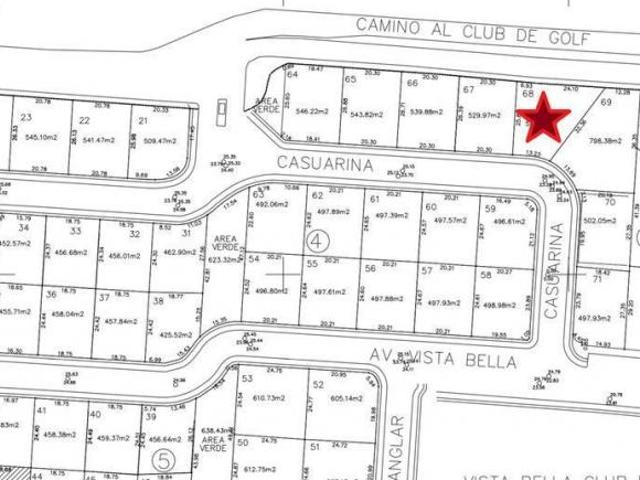 VISTA BELLA, Terreno en VENTA de 583.05 m2, excelente ubicación