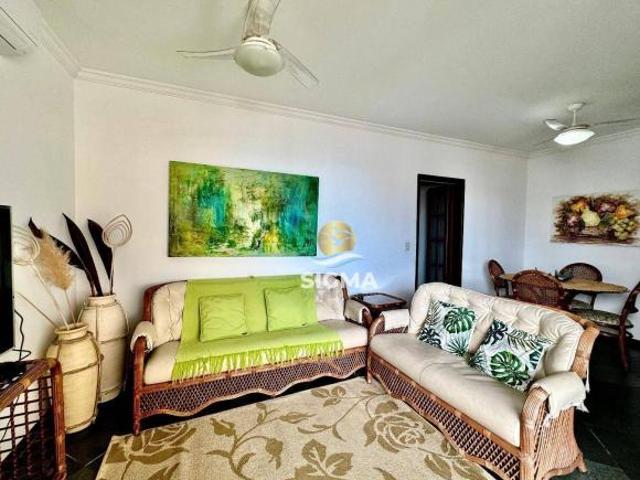 VISTA MAR Apartamento com 2 quartos sendo 1 suíte à venda na Praia das Pitangueiras Guarujá/SP