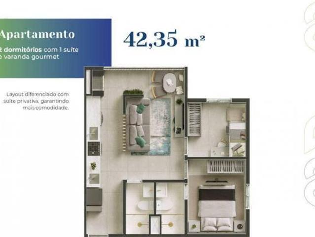 Vista Penha Residencial | Construtora RCC | Construção | 42 metros | 02 dormitórios | suíte | varand