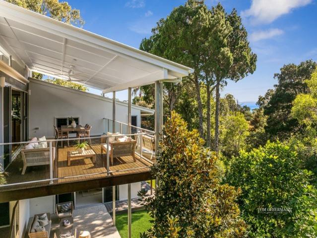 Visually Striking Tropical Retreat Just 800m to Noosa Main Beach