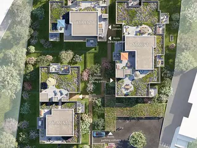 Vitrolles 13127 Programme neuf appartement neuf à vendre t4 PTZ+ TVA 5,5%