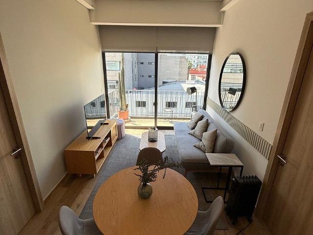 Vive el estilo en este depto con Roof Garden privado y amueblado Col. Juárez