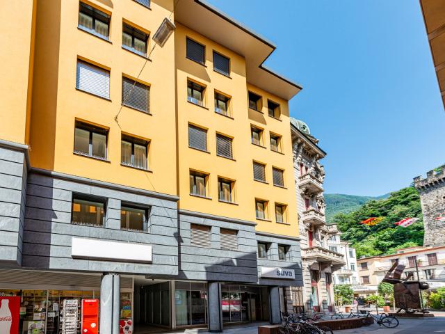 Vivere nel cuore di Bellinzona con vista sui castelli
