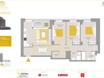 VIVIENDA TIPO E PLANTA 10ª PORTAL 1