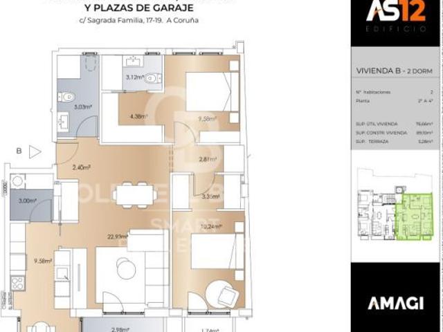 Vivienda a Estrenar en Zona Sagrada Familia, con Terraza y Excelentes Calidades