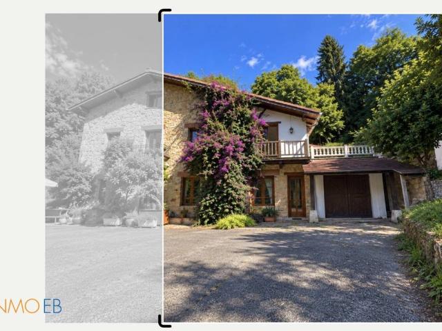 Vivienda en venta en caserío bifamiliar con parcela de terreno, en Donostia, Ulía