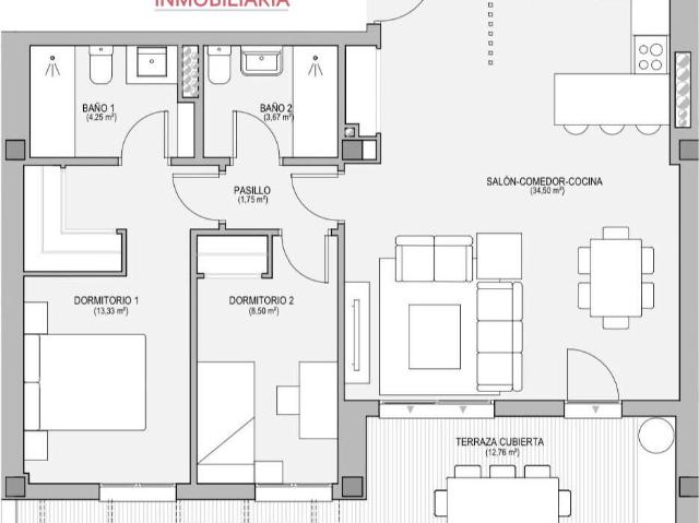 VIVIENDA EN ALQUILER ANUAL EN URBANIZACIÓN PRIVADA!