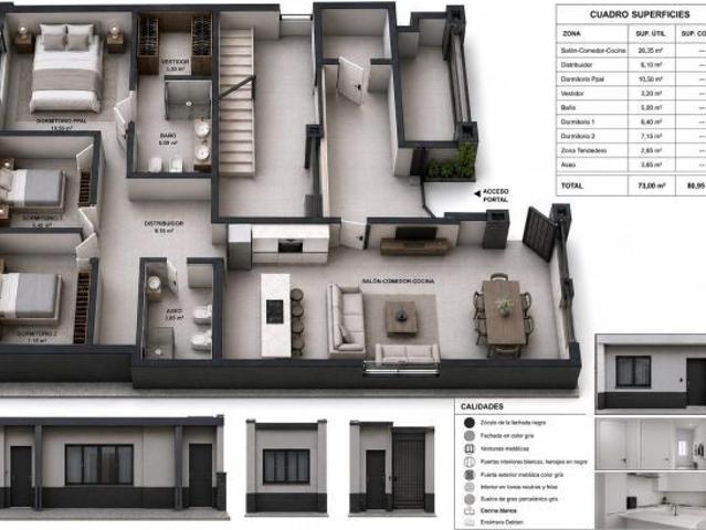 VIVIENDA NUEVA A ESTRENAR EN PLANTA BAJA