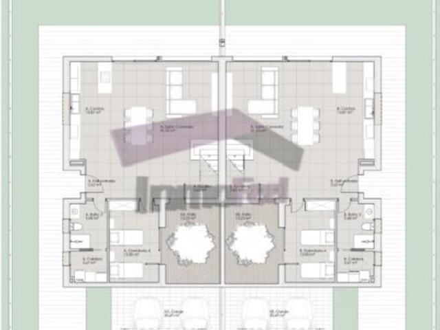 Vivienda pareada con 4 dormitorios, 3 baños y garaje de 30 m2
