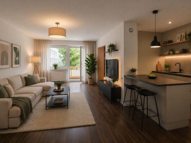Vom Kochlöffel direkt aufs Sofa*3 Zimmer mit Tageslichtbad und Balkon!