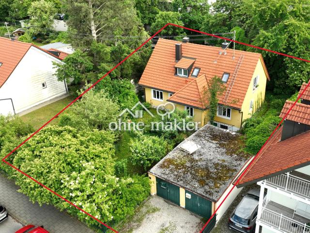 VON PRIVAT ohne Provision: Attraktives Grundstück mit Altbestand Zweifamilienhaus