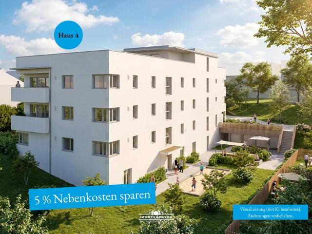 Vöcklabruck. Wohnen mit Perspektive. Jetzt den 5 % Vorsprung sichern. Bis zu 20.000 € sparen. Top 7