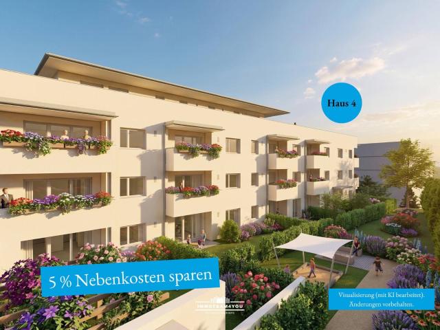 Vöcklabruck. Wohnen mit Perspektive. Jetzt den 5 % Vorsprung sichern. Bis zu 20.000 € sparen. Top 1