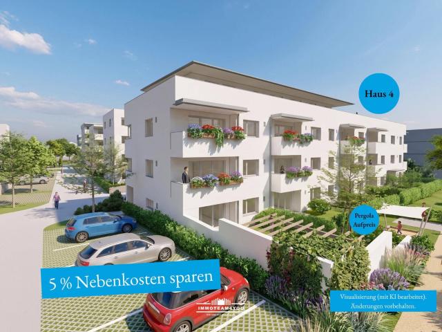 Vöcklabruck. Wohnen mit Perspektive. Jetzt den 5 % Vorsprung sichern. Bis zu 20.000 € sparen. Top 3